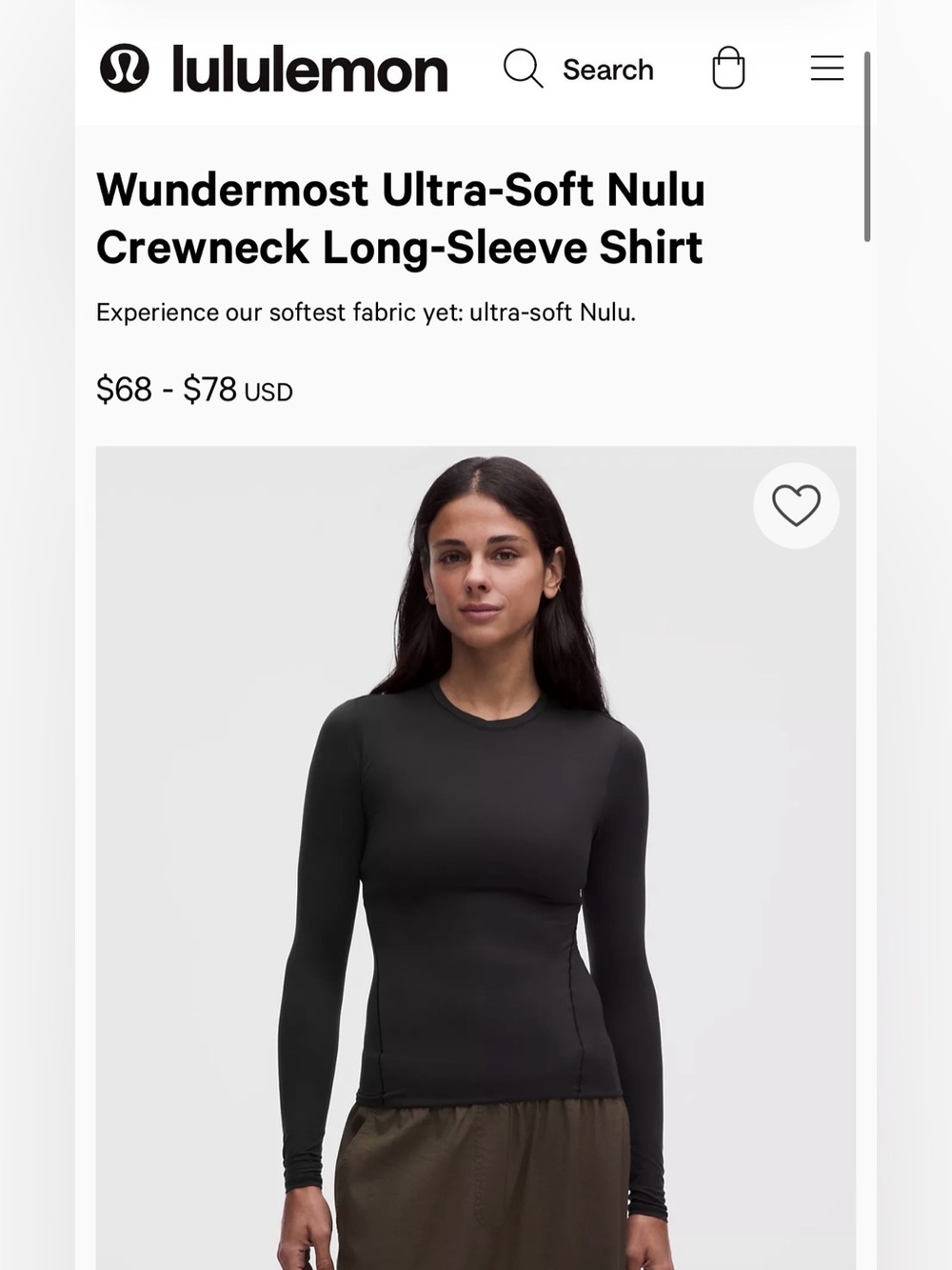 lululemon Wundermost Ultra-Soft Nulu Crewneck Long-Sleeve — Black 8